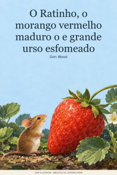 Capa de Ratinho, o morango vermelho maduro o e grande urso esfomeado, O, por Wood, Don