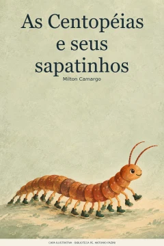 Capa de Centopéias e seus sapatinhos, As, por Camargo, Milton