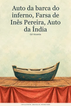 Capa de Auto da barca do inferno, Farsa de Inês Pereira, Auto da Índia, por Vicente, Gil