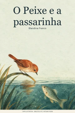 Capa de Peixe e a passarinha, O, por Franco, Blandina