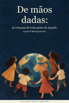 Capa de De mãos dadas : às crianças de toda parte do mundo, por Bellinghausen, Ingrid B.