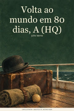 Capa de Volta ao mundo em 80 dias, A (HQ), por Verne, Júlio