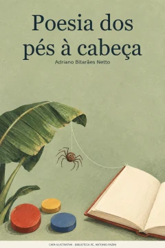 Capa de Poesia dos pés à cabeça, por Bitarães Netto, Adriano