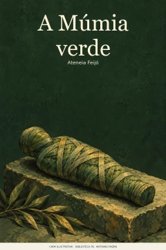 Capa de Múmia verde, A, por Feijó, Ateneia
