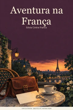 Capa de Aventura na França, por Franco, Silvia Cintra