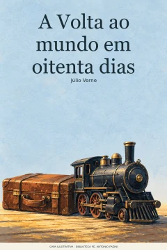 Capa de Volta ao mundo em oitenta dias, A, por Verne, Júlio