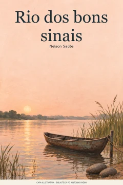 Capa de Rio dos bons sinais, por Nelson Saúte