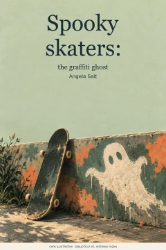 Capa de Spooky skaters : the graffiti ghost, por Salt, Angela