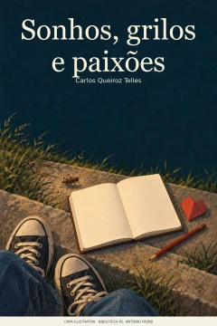 Capa de Sonhos, grilos e paixões, por Telles, Carlos Queiroz