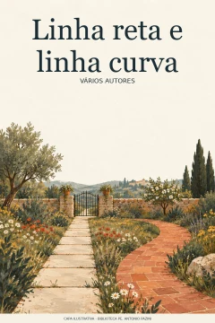 Capa de Linha reta e linha curva, por VÁRIOS AUTORES