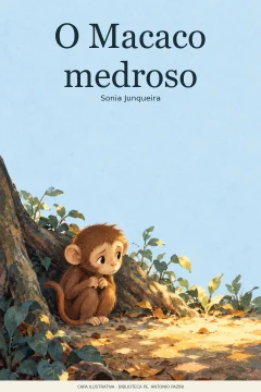 Capa de Macaco medroso, O, por Junqueira, Sonia