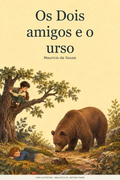Capa de Dois amigos e o urso, Os, por Sousa, Mauricio de
