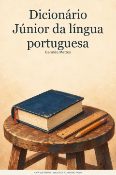 Capa de Dicionário Júnior da língua portuguesa, por Mattos, Geraldo