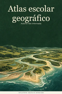 Capa de Atlas escolar geográfico
