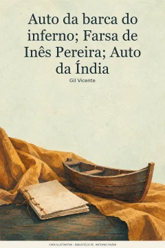 Capa de Auto da barca do inferno; Farsa de Inês Pereira; Auto da Índia, por Vicente, Gil