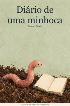 Capa de Diário de uma minhoca, por Cronin, Doreen