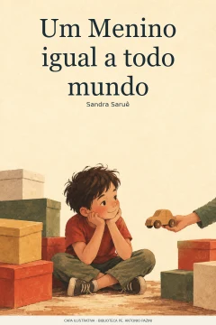 Capa de Menino igual a todo mundo, Um, por Saruê, Sandra