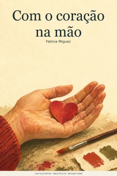 Capa de Com o coração na mão, por Miguez, Fatima