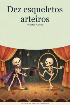 Capa de Dez esqueletos arteiros, por Rusling, Annette