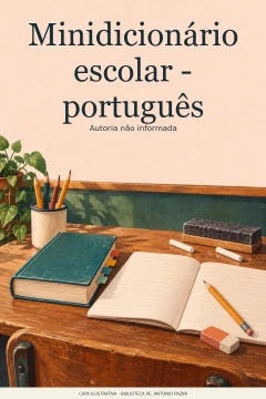 Capa de Minidicionário escolar - português