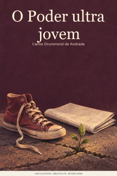 Capa de Poder ultra jovem, O, por Andrade, Carlos Drummond de