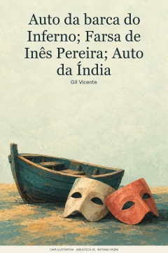 Capa de Auto da barca do Inferno; Farsa de Inês Pereira; Auto da Índia, por Vicente, Gil