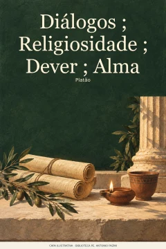 Capa de Diálogos ; Religiosidade ; Dever ; Alma, por Platão