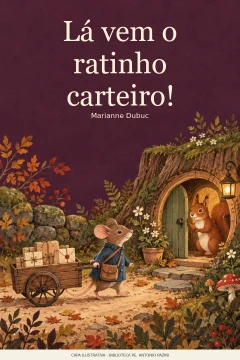 Capa de Lá vem o ratinho carteiro!, por Dubuc, Marianne