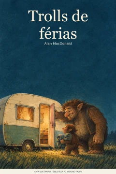 Capa de Trolls de férias, por MacDonald, Alan
