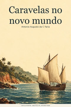 Capa de Caravelas no novo mundo, por Faria, Antonio Augusto da C.