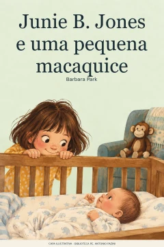 Capa de Junie B. Jones e uma pequena macaquice, por Park, Barbara