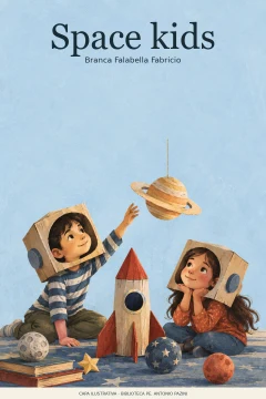 Capa de Space kids, por Fabricio, Branca Falabella