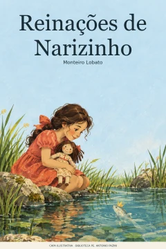 Capa de Reinações de Narizinho, por Lobato, Monteiro