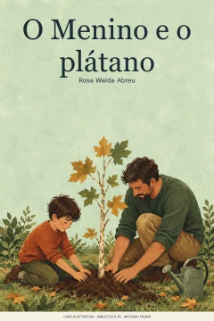 Capa de Menino e o plátano, O, por Abreu, Rosa Walda