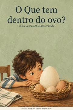 Capa de Que tem dentro do ovo?, O, por Andrade, Telma Guimarães Castro