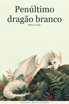Capa de Penúltimo dragão branco, por Trigo, Márcio