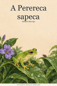 Capa de Perereca sapeca, A, por Barriga, Heliana