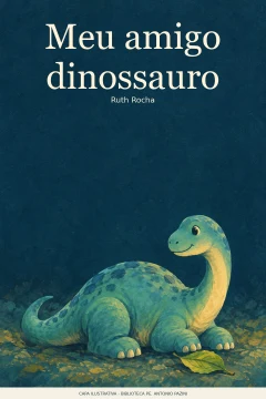 Capa de Meu amigo dinossauro, por Rocha, Ruth
