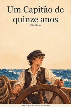Capa de Capitão de quinze anos, Um, por Verne, Júlio