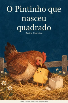 Capa de Pintinho que nasceu quadrado, O, por Chamlian, Regina