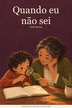 Capa de Quando eu não sei, por Rocha, Ruth
