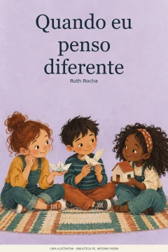 Capa de Quando eu penso diferente, por Rocha, Ruth