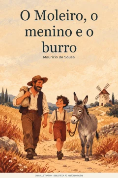 Capa de Moleiro, o menino e o burro, O, por Sousa, Mauricio de