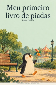 Capa de Meu primeiro livro de piadas, por Finzetto, Ângela