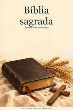 Capa de Bíblia sagrada