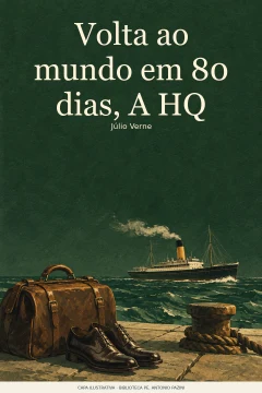 Capa de Volta ao mundo em 80 dias, A HQ, por Verne, Júlio
