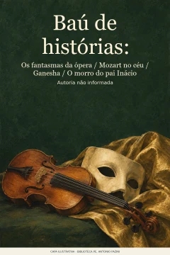 Capa de Baú de histórias : Os fantasmas da ópera / Mozart no céu / Ganesha / O morro do pai Inácio