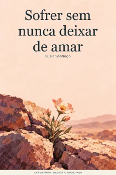 Capa de Sofrer sem nunca deixar de amar, por Santiago, Luzia