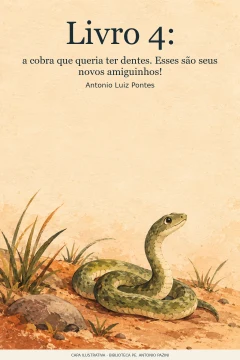 Capa de Livro 4 : a cobra que queria ter dentes. Esses são seus novos amiguinhos!, por Pontes, Antonio Luiz