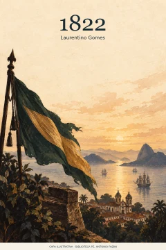 Capa de 1822, por Gomes, Laurentino